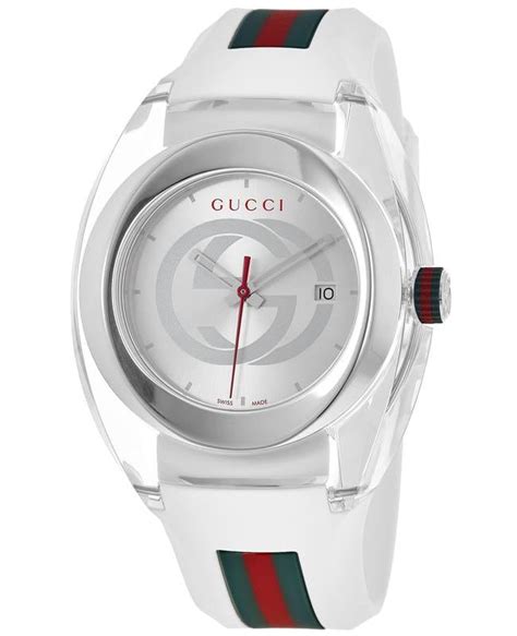 gucci ya137102|Gucci rubber watch 45mm.